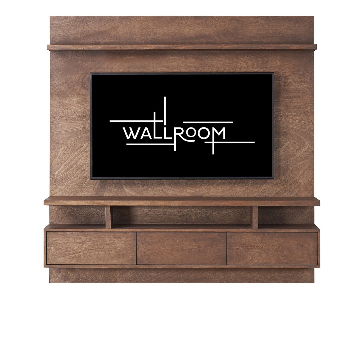 Clifton 200 - Floating TV Stand - Mahogany