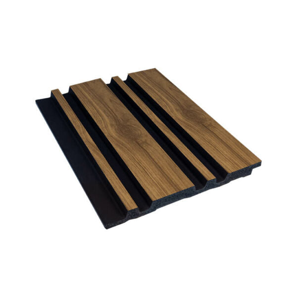 St Francis - 2Pce Floating TV Stand - Walnut & Black