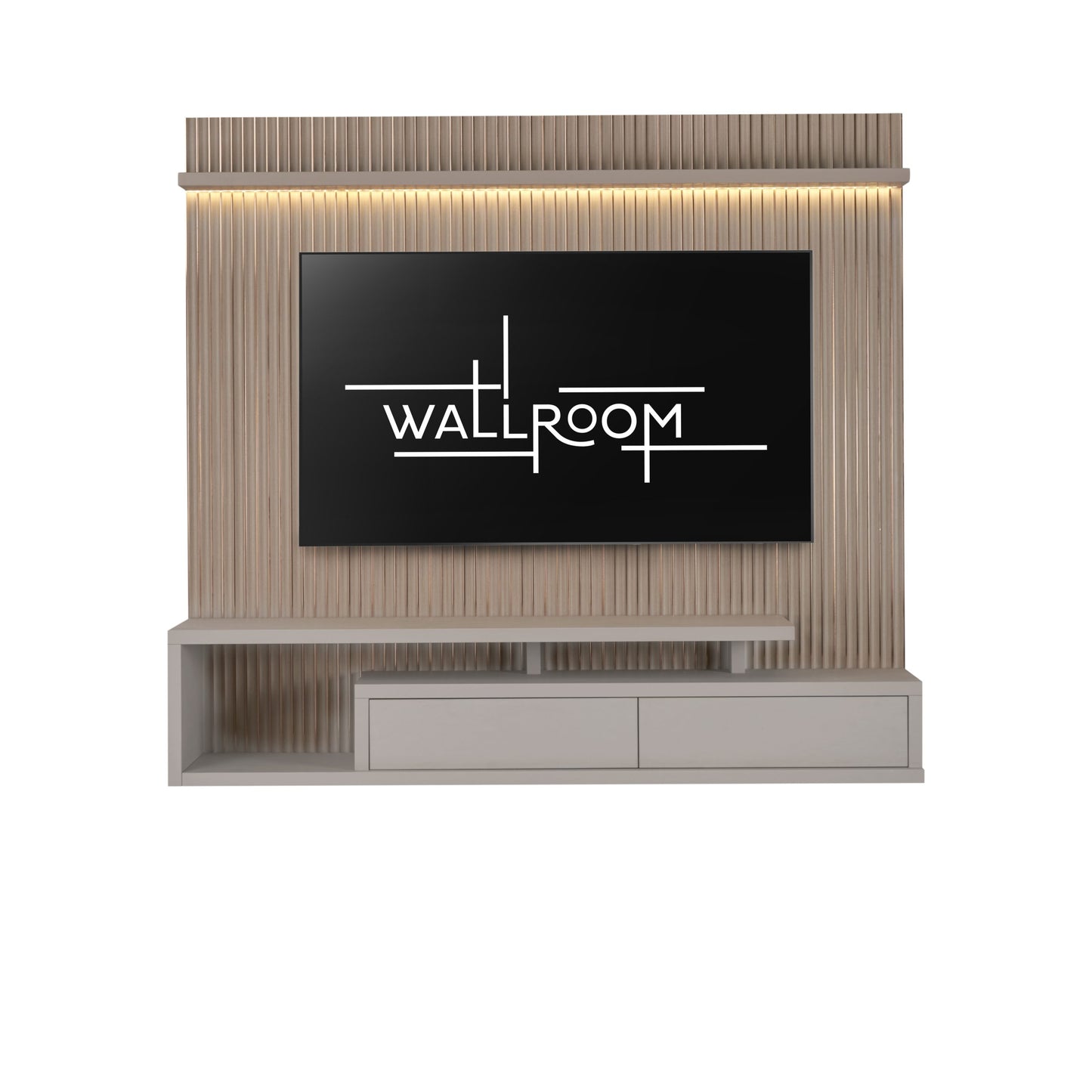 Plettenberg - TV Stand - Cotton Stucco