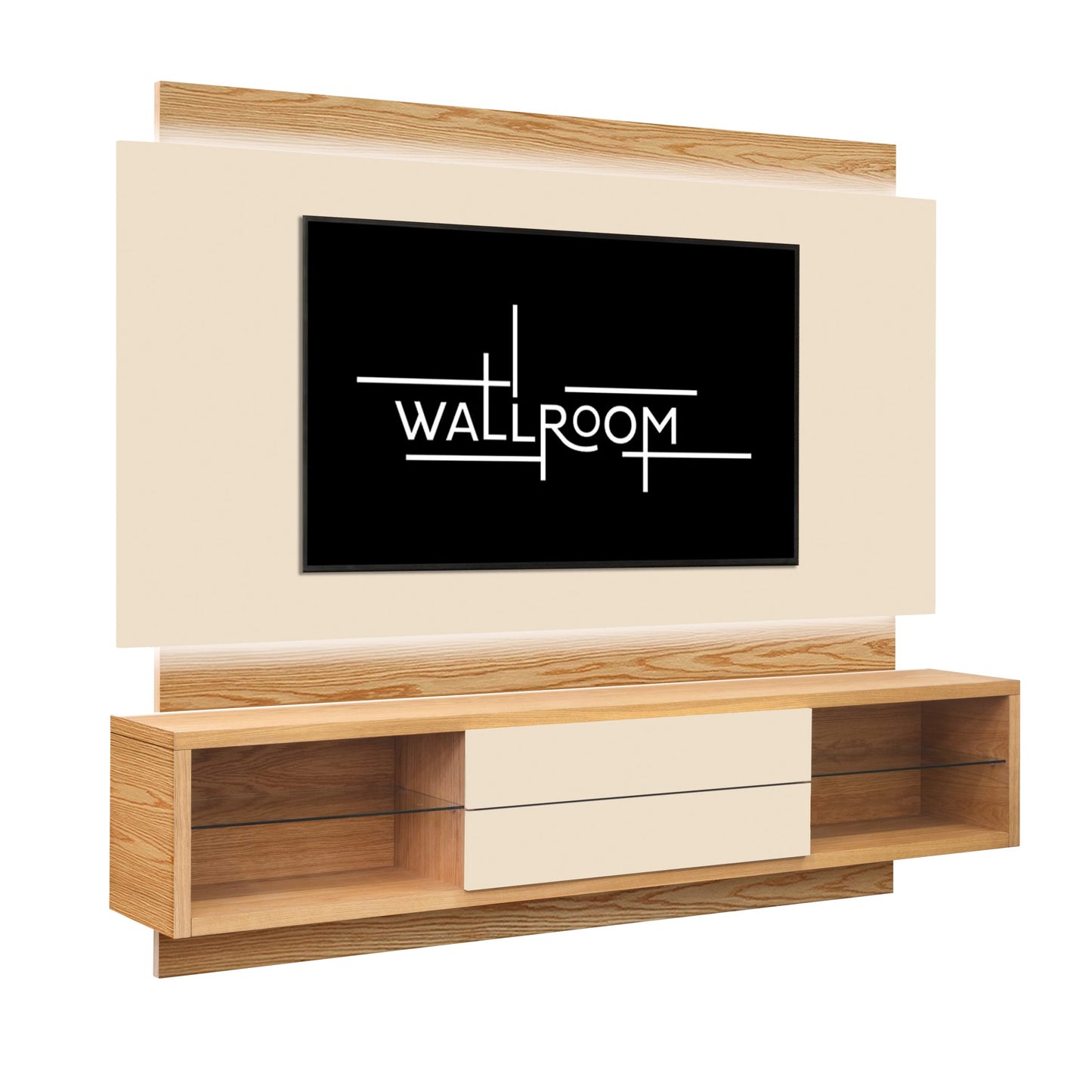 Sheffield - Natural Wood TV Stand