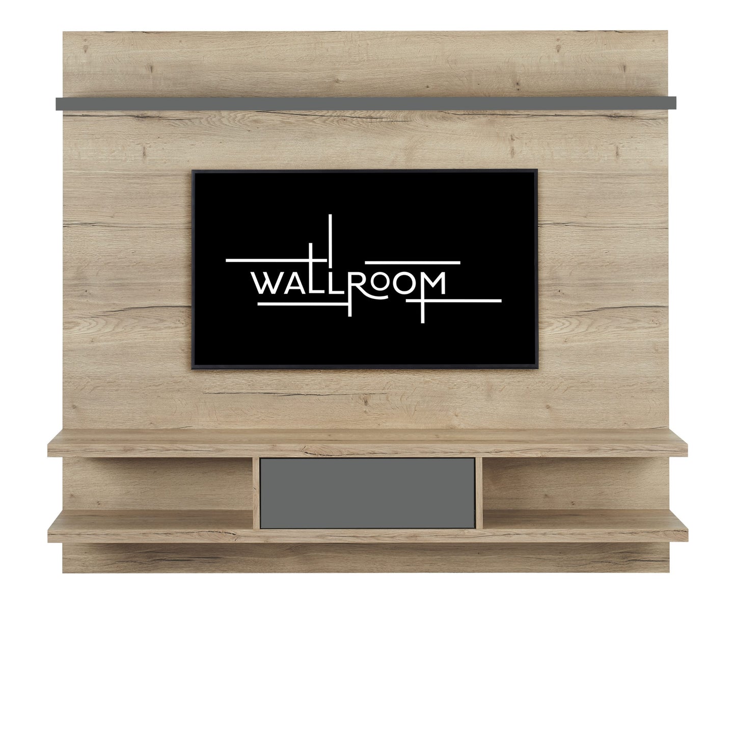 Strand - TV Stand with Shelves - Niemann Halifax Oak