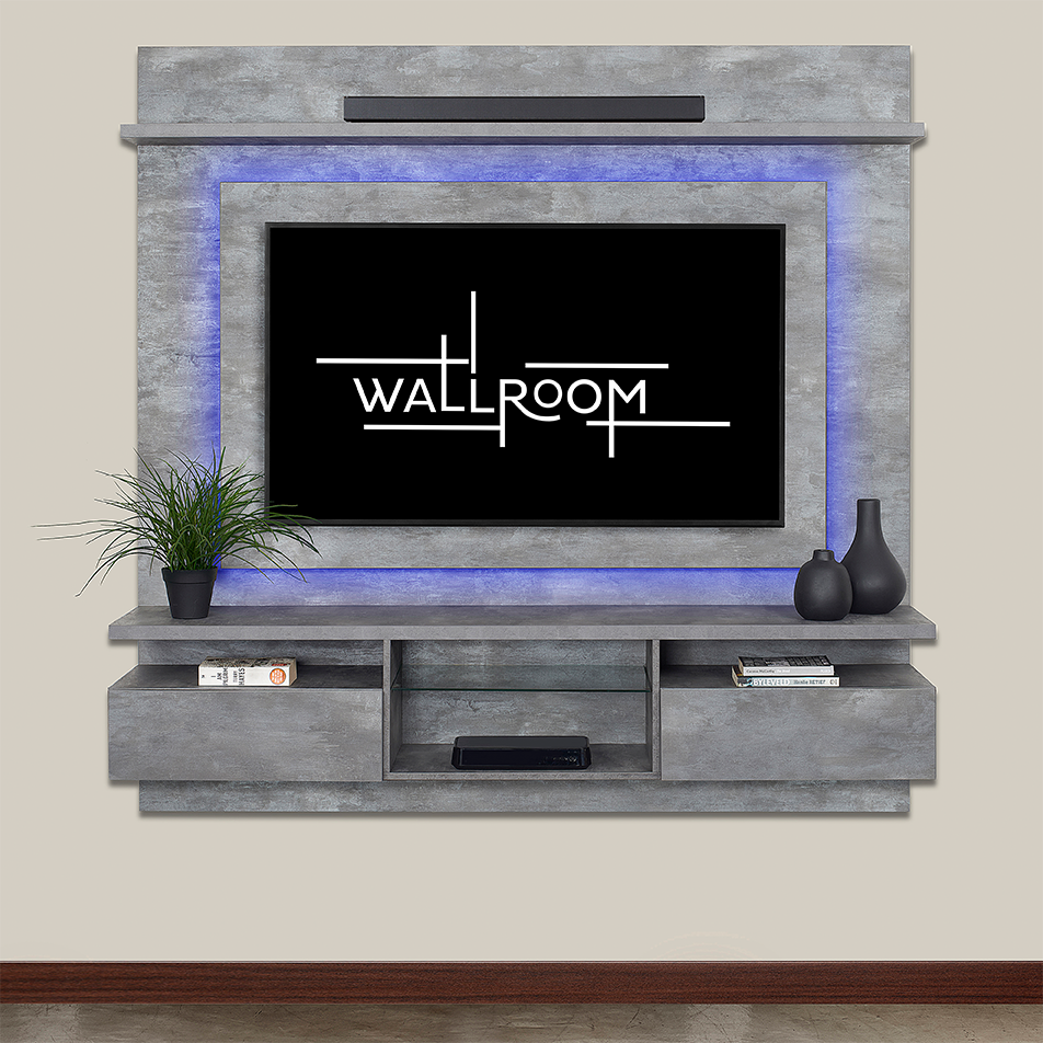 Umhlali - Floating TV Unit - Urban Steel