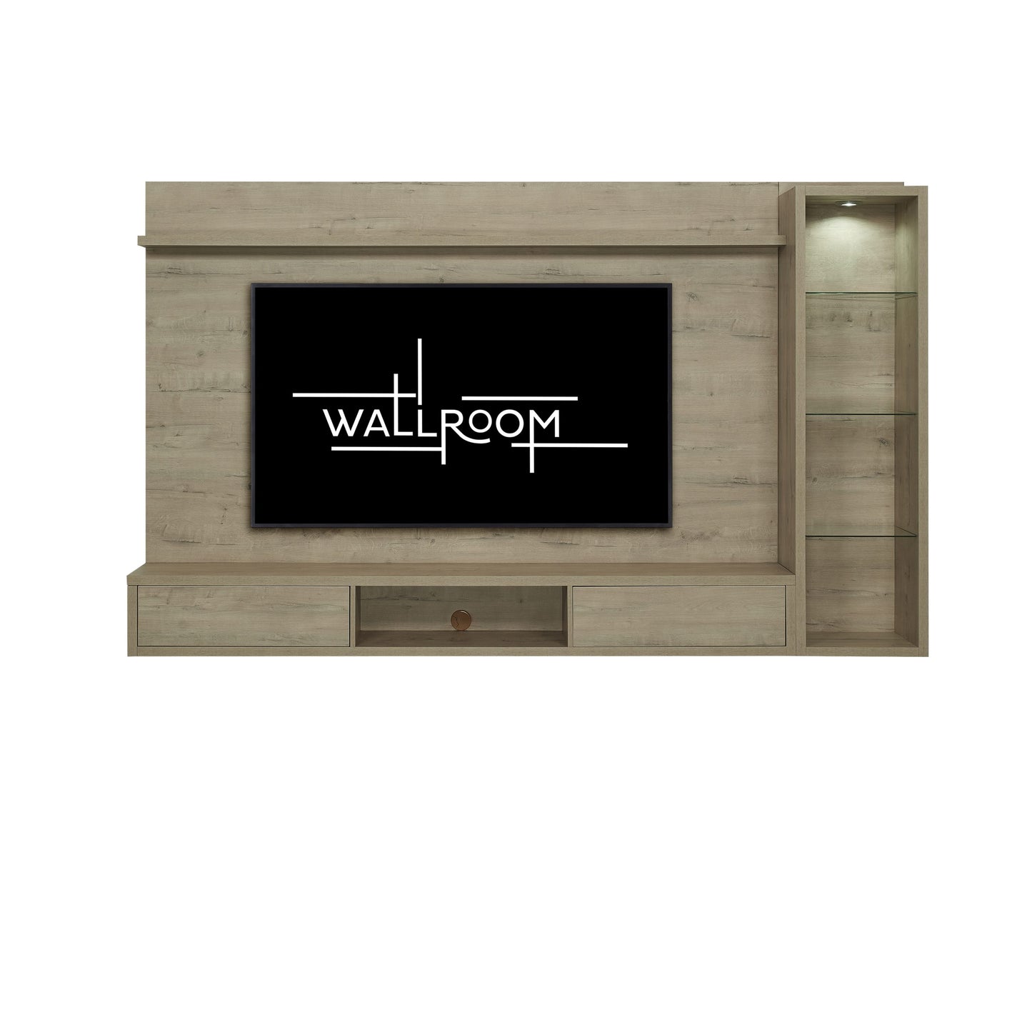 Zinkwazi - 2Pce TV Wall Unit - Brookhill Fusion