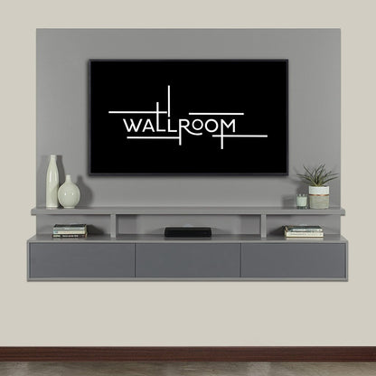 Clifton 200 - Floating TV Stand - Dunblane Grey