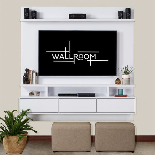 Clifton 200 - White Floating TV Stand