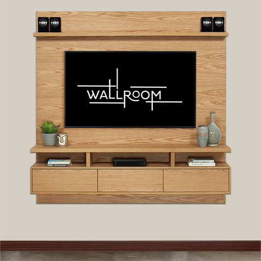 Clifton 350 - Floating TV Stand - Natural