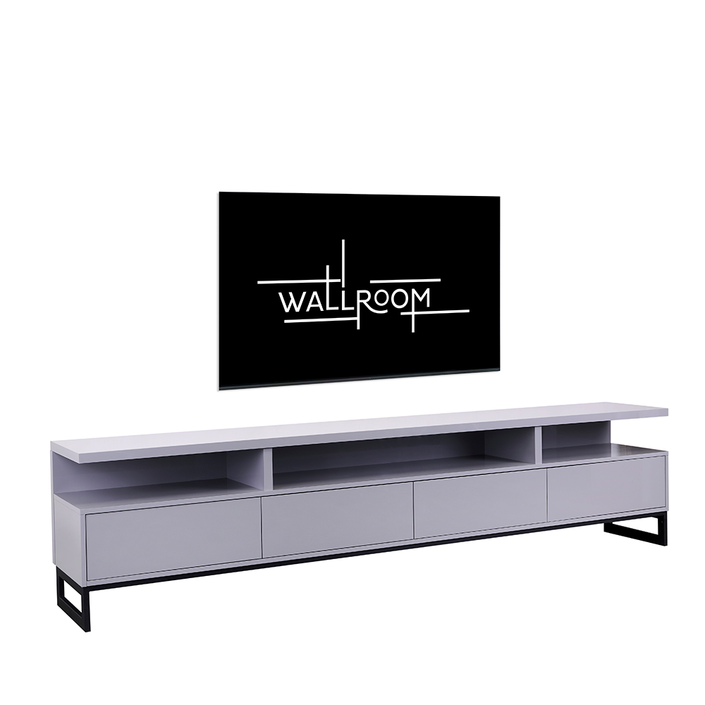 Clifton 350 - Media Stand - Dunblane Grey