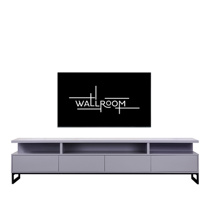 Clifton 350 - Media Stand - Dunblane Grey