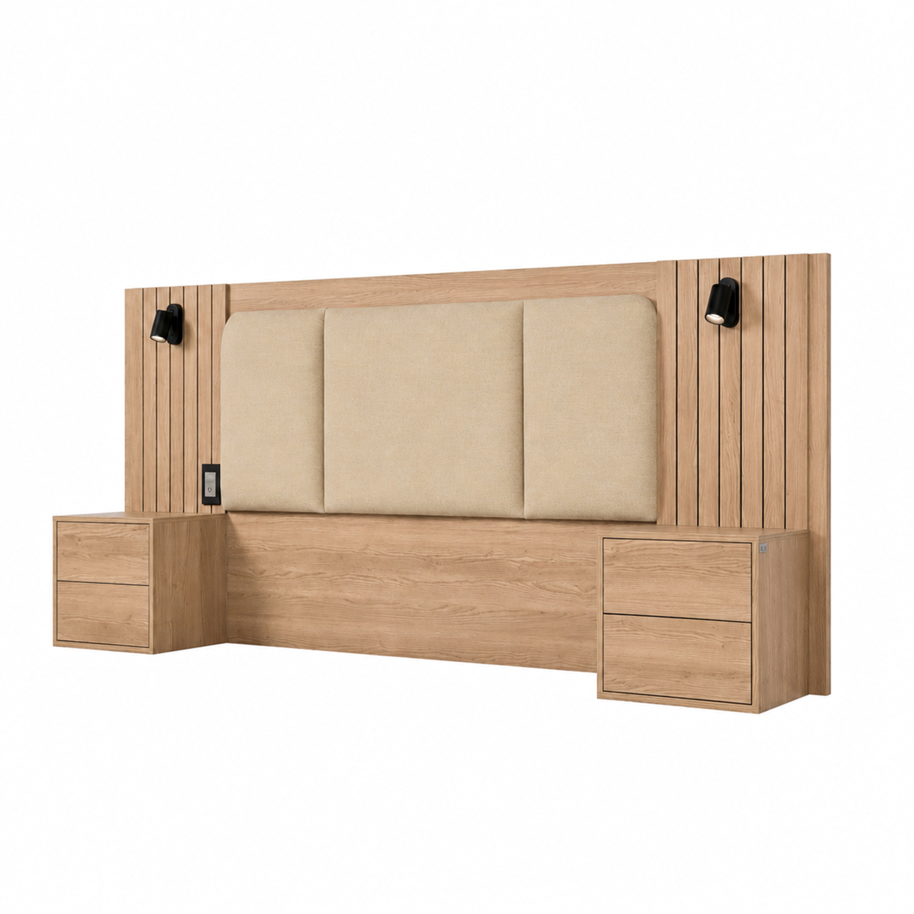 Hibberdene - Floor-standing Upholstered Headboard