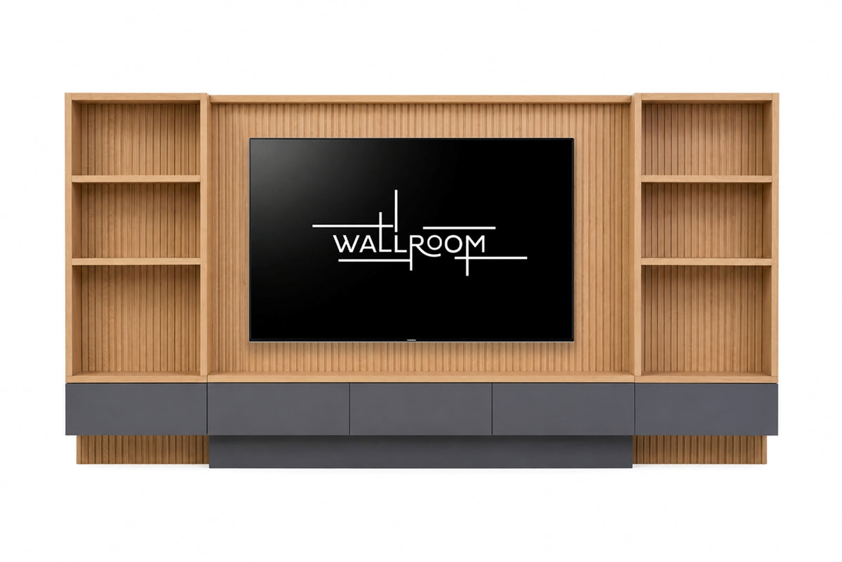 Illovo - 3Pce Floating TV Stand - Display Shelves