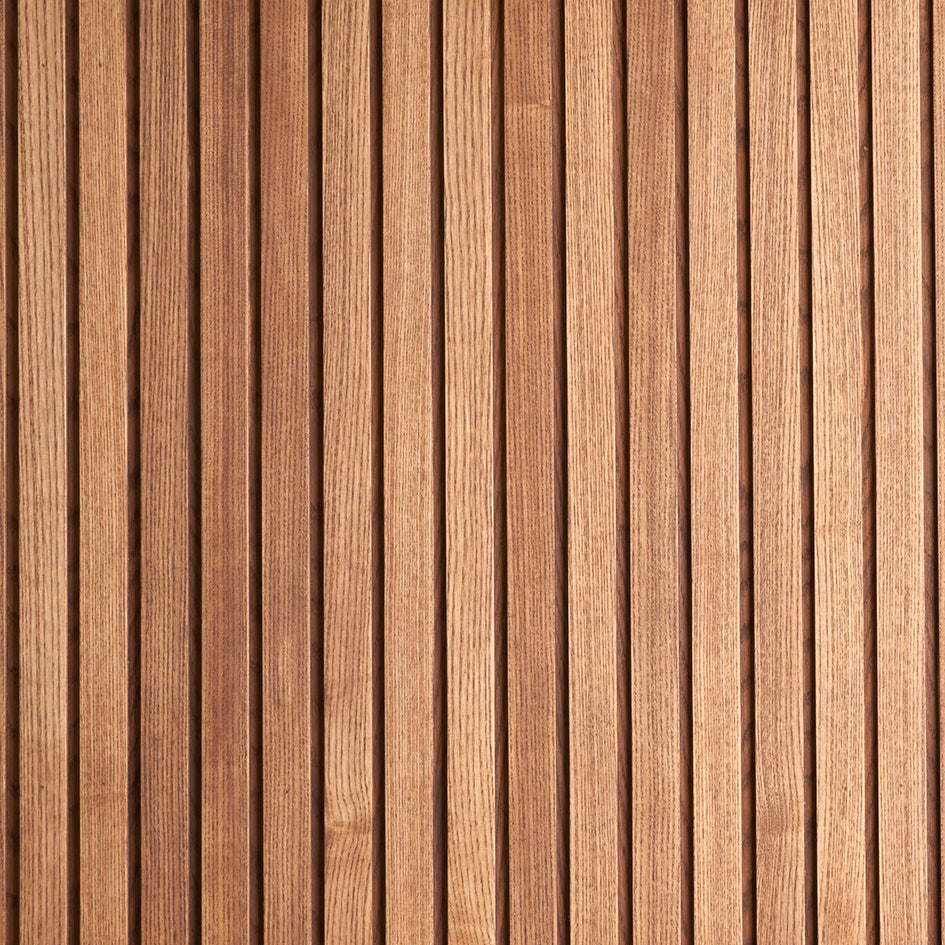 Wallroom - Solid Oak Wood Slats – Mahogany