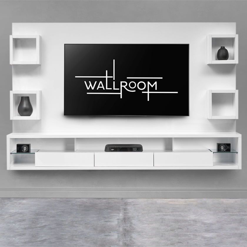 Gloss White TV Stand | TV Unit | Upgrade your Media Wall