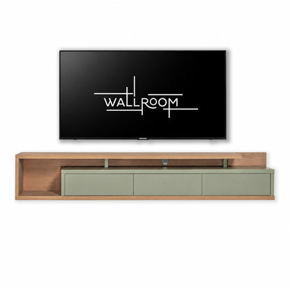 Plettenberg - Floating Shelf Under TV - LED Lighting