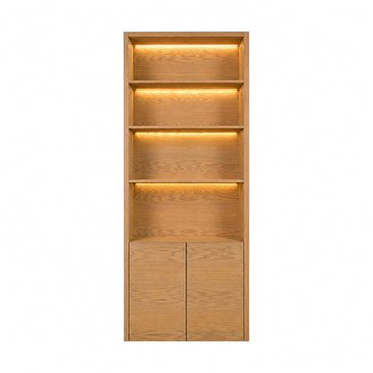 St James | Bookcase with 2 Doors & Shelves