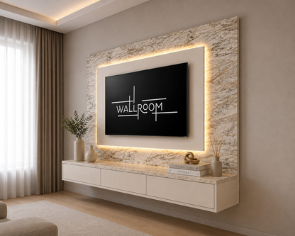 Sanctuary - TV Stand - TV Panel & LED Lights