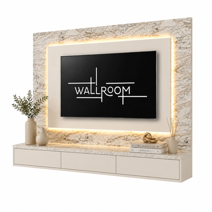 Sanctuary - TV Stand - TV Panel & LED Lights