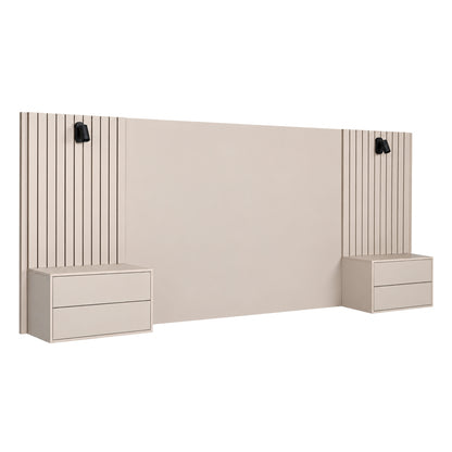 Hibberdene - Floating Headboard - Bedside Tables & Reading Lights