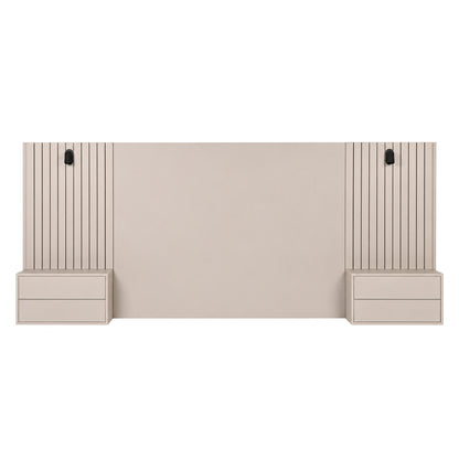 Hibberdene - Floating Headboard - Bedside Tables & Reading Lights
