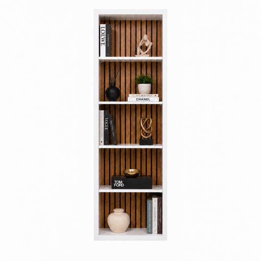 Westbrook -  Display Bookcase in White Cabinetry